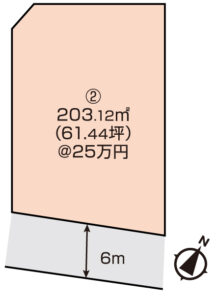 倉敷市児島下の町3丁目　土地　1536万円　大建地所NX